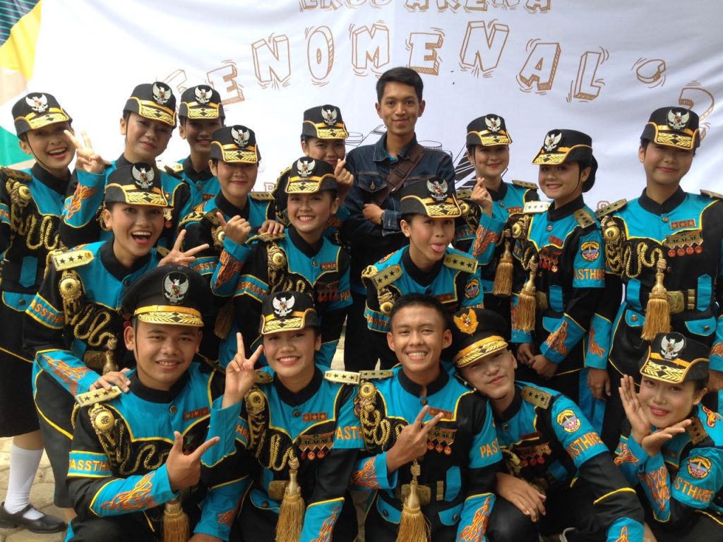 Paskibra SMAN 3 Cilegon bersama Ade Setiawan