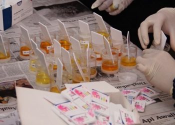Ratusan Pegawai BNPT Jalani Tes Urine