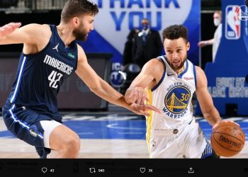 Mavericks Tundukkan Warriors 134 – 132